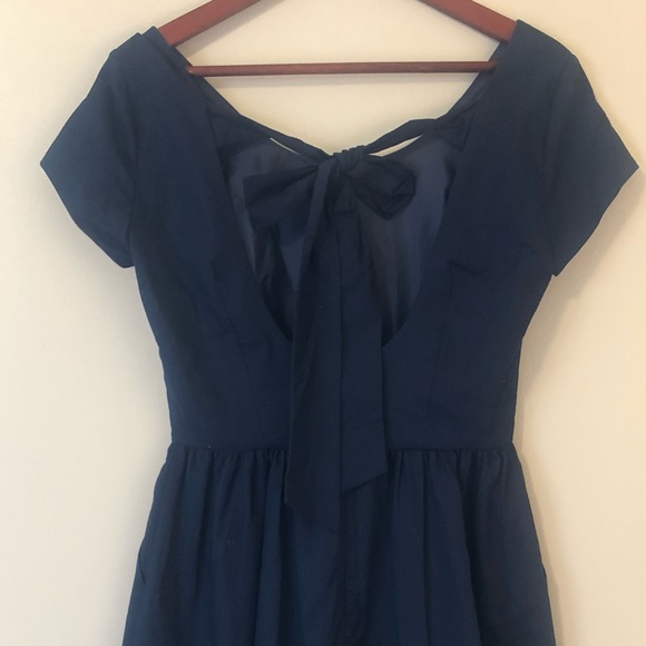 Lauren James scoop neck tie back dress - Picture 1 of 5